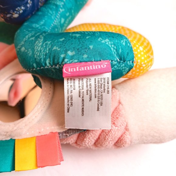 Infantino Go GaGa Spiral Car Seat Activity Toy pink Fox Car Seat - Picture 7 of 8